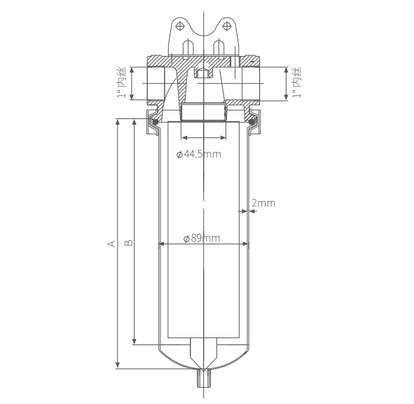 CSCH系列鑄造式工業(yè)級(jí)單芯過濾器